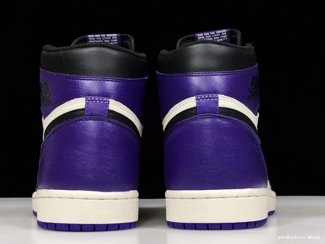Cheap 555088-501 Air Purple Jordan 1 Court 0711